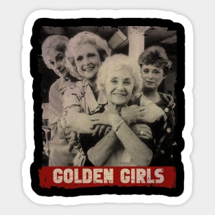 Retro Style \\ Golden GIrls Sticker